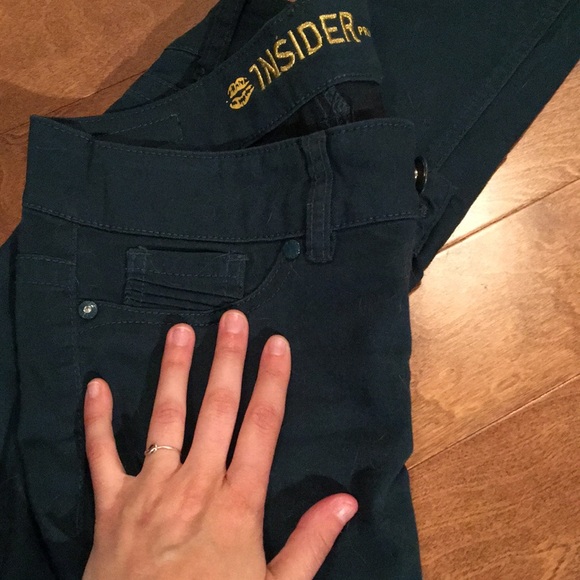 Dark green/peacock Insider skinny jean 25 - Picture 4 of 4